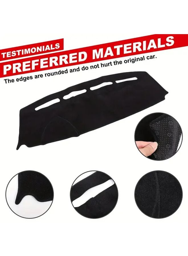 Black Sunshade Mat For Fiat 500 2008 2023 LHD Models - Image 4